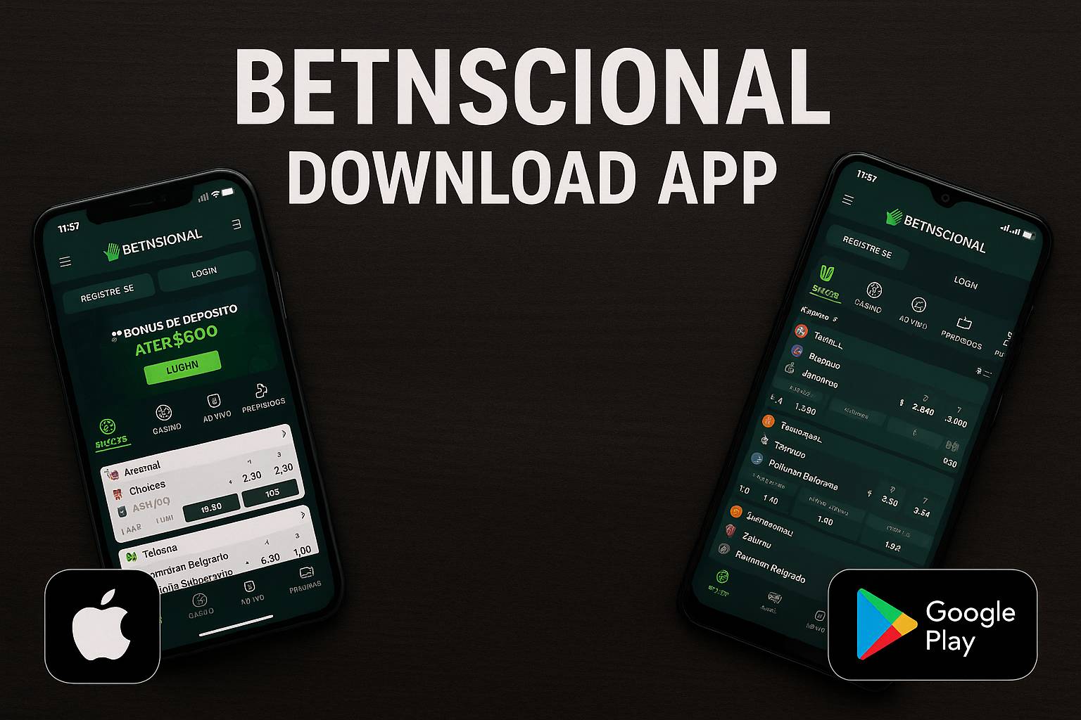 Baixar o BETNSCIONAL Cassino App