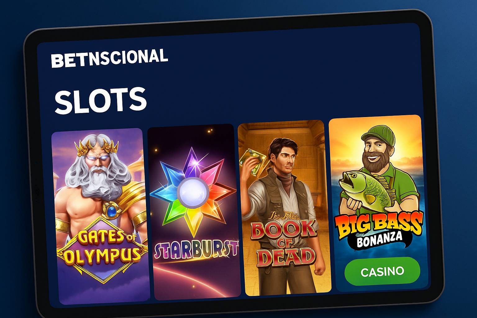 Jogos de Slot no Casino Online BETNSCIONAL
